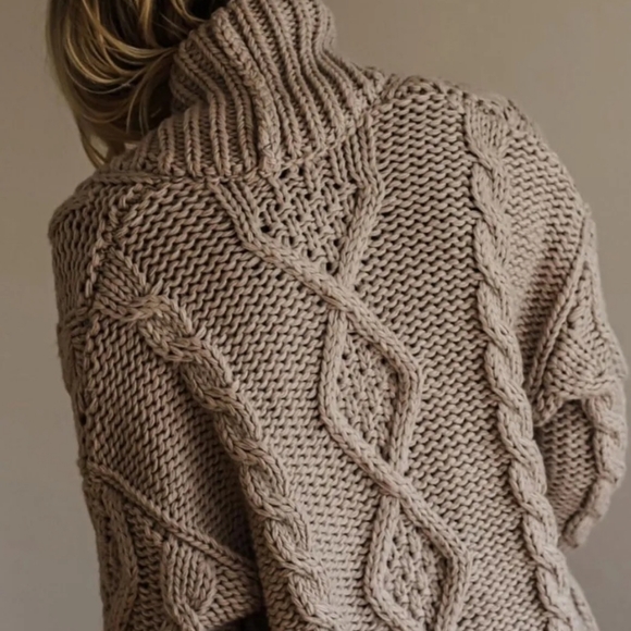 Zara Cable knit coat - Picture 5 of 11